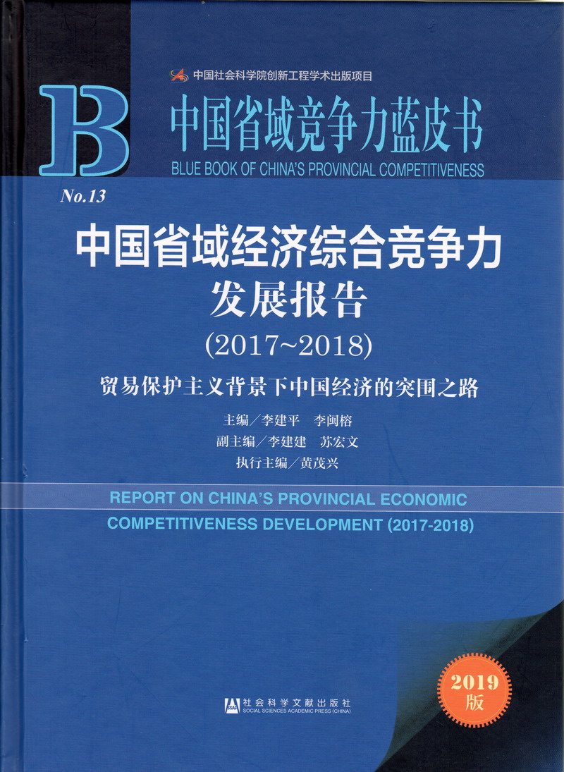 操骚逼。中国省域经济综合竞争力发展报告（2017-2018）